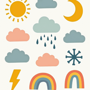 Nature & Outdoors - Sticker Sheet v24